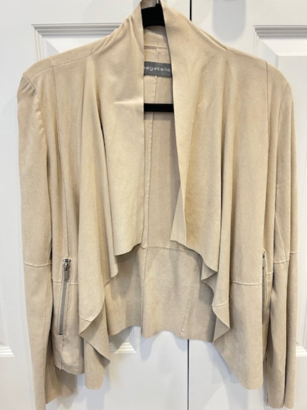 Bagatelle Cream Waterfall Blazer
